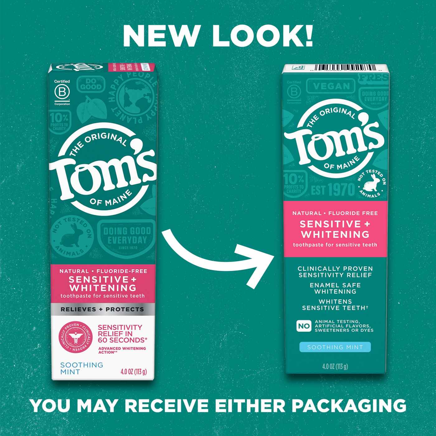 Tom's of Maine Sensitive + Whitening Toothpaste - Soothing Mint; image 7 of 9