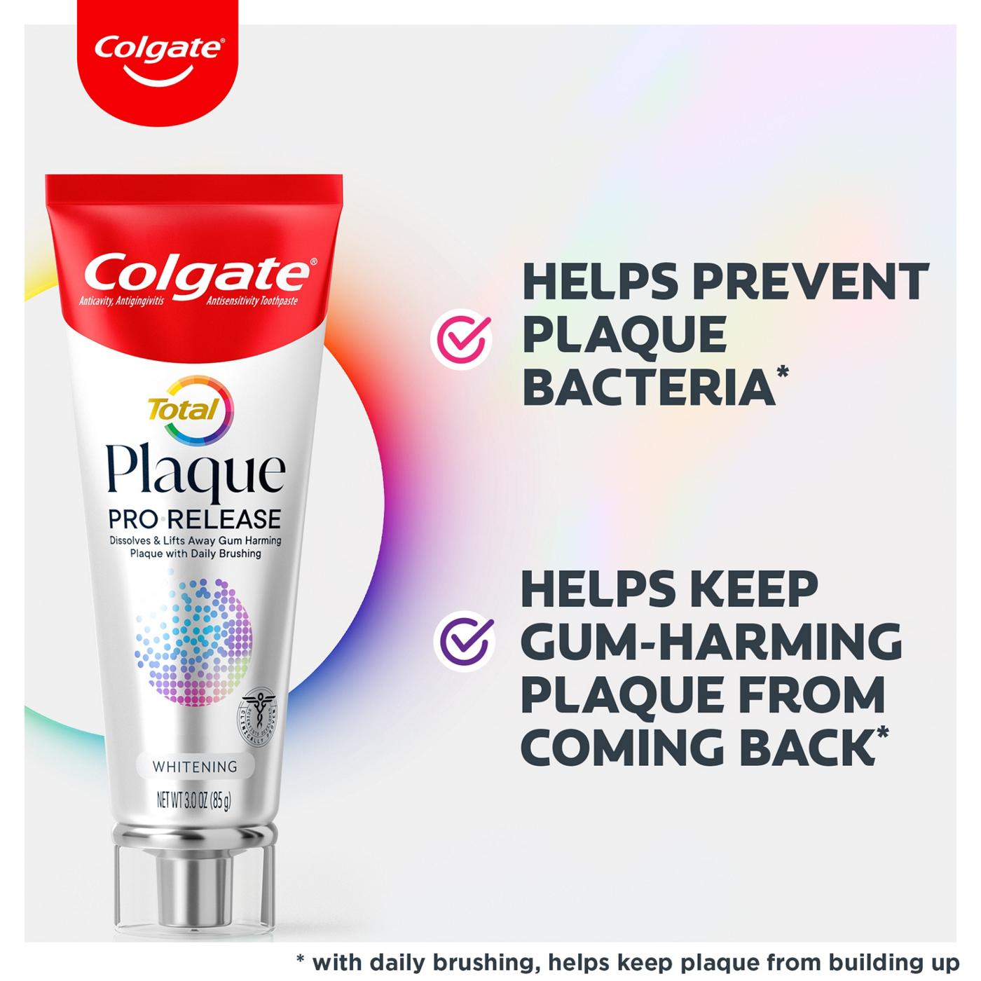 Colgate Total Plaque Pro Release Toothpaste; image 5 of 7