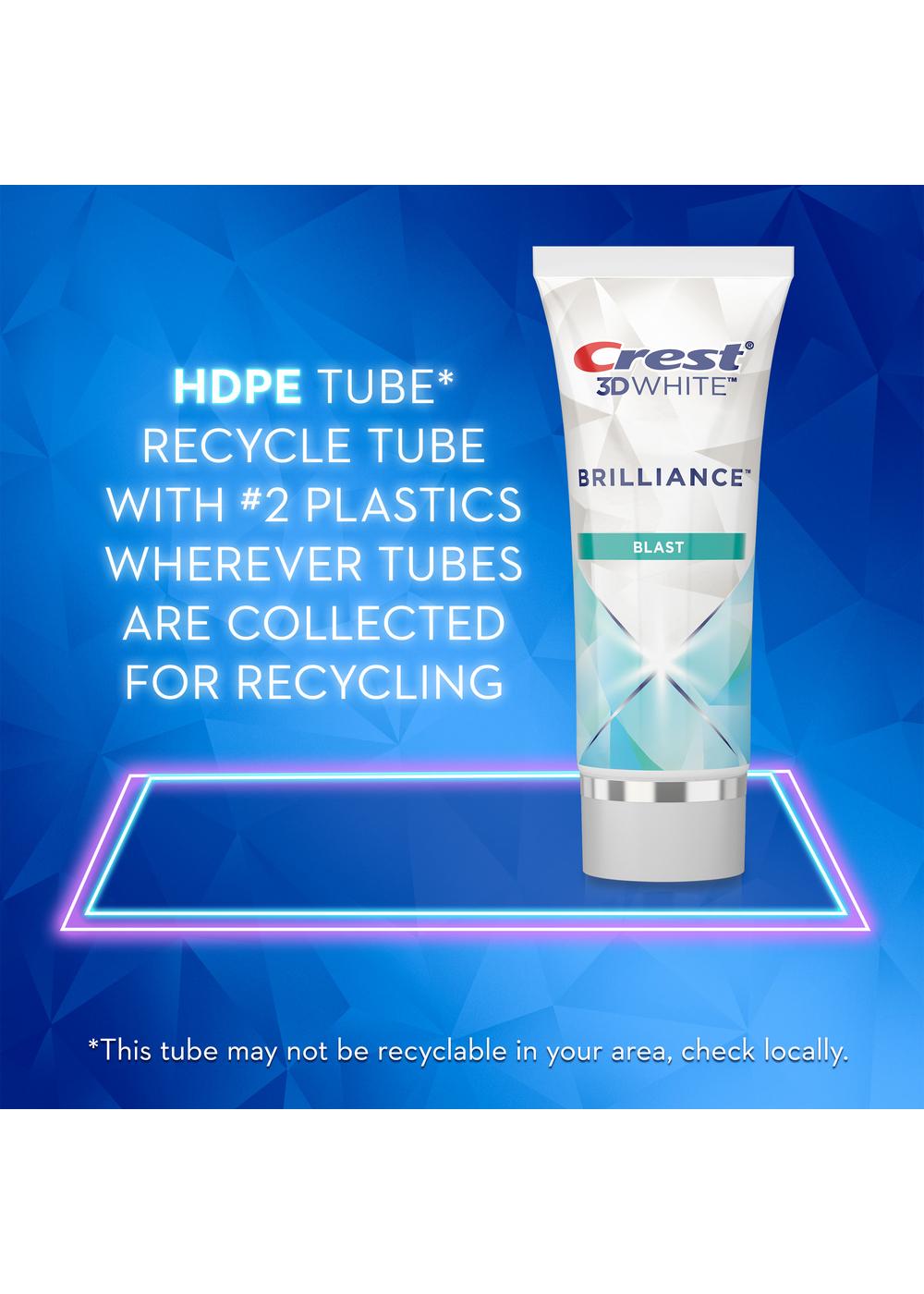 Crest 3D White Brilliance Toothpaste - Blast, 2 Pk; image 5 of 10