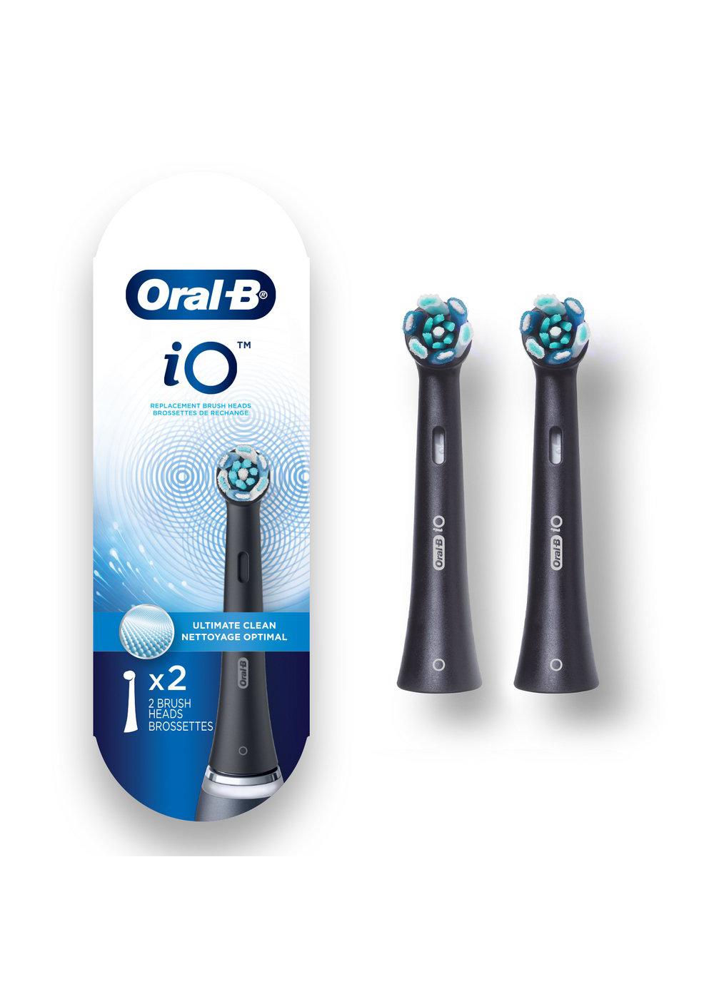 Oral-B iO Ultimate Clean Replacement Brush Heads - Black; image 7 of 10