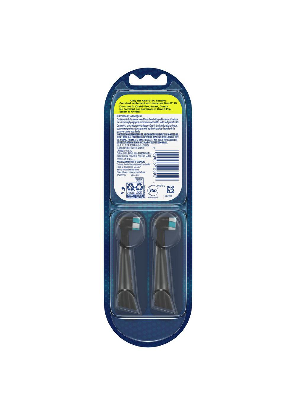 Oral-B iO Ultimate Clean Replacement Brush Heads - Black; image 10 of 10