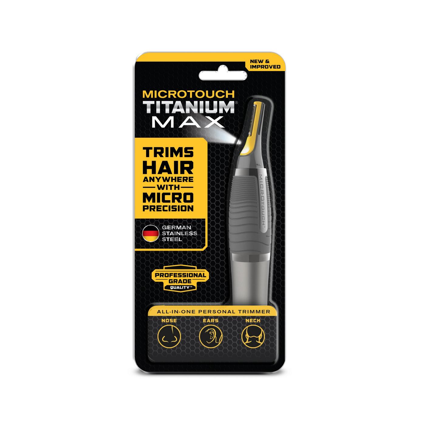 MicroTouch Titanium Max All-In One Personal Trimmer; image 1 of 2