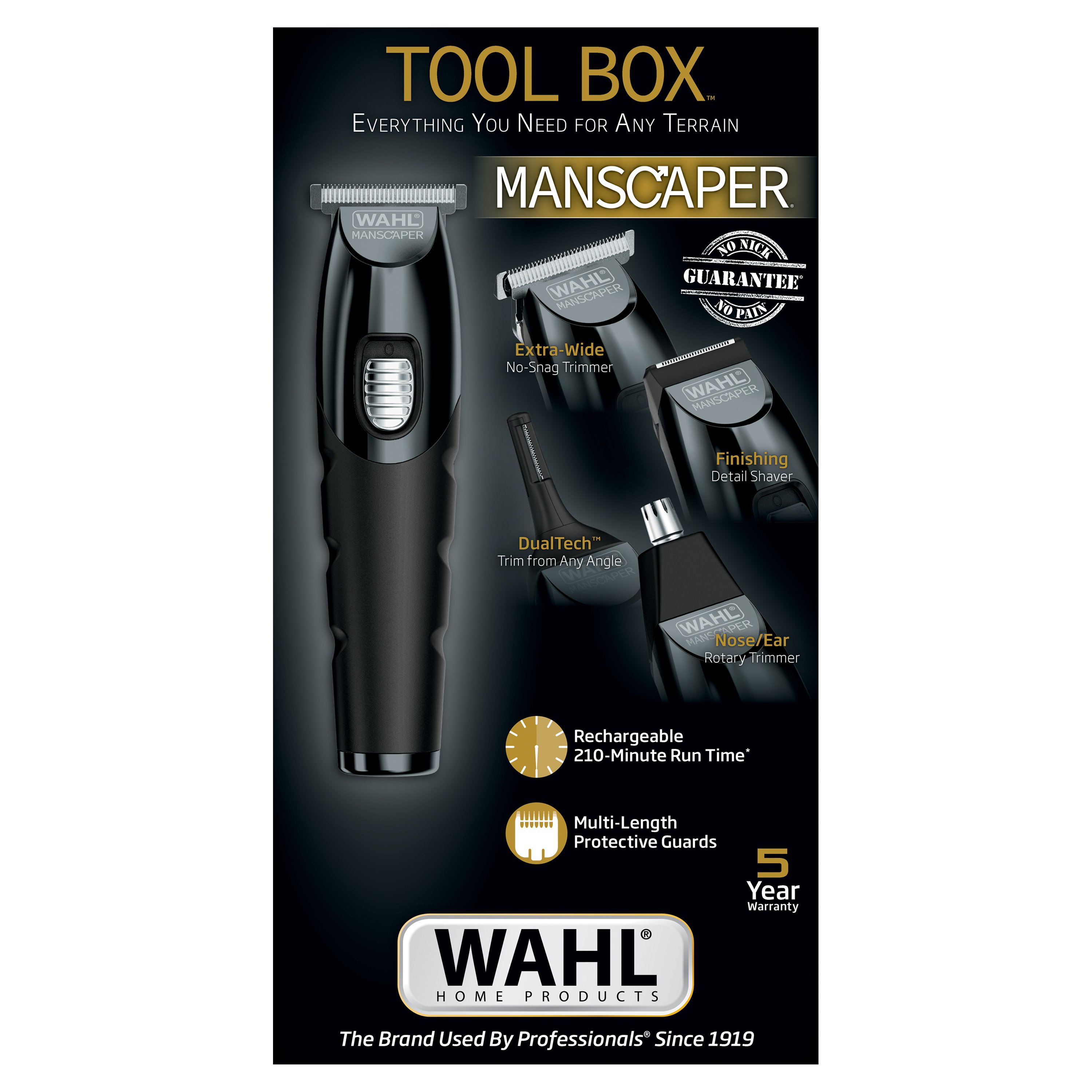 Wahl Manscaper Tool Box Trimmer Set Shop Electric Shavers & Trimmers at H-E-B