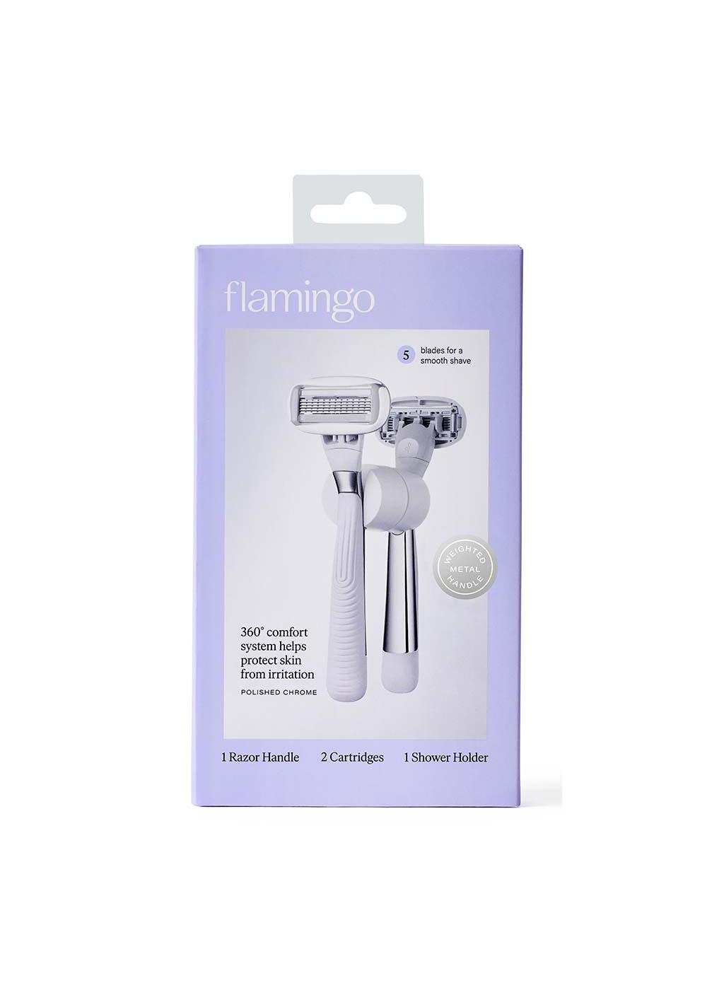 Flamingo Razor System Chrome 5 Blade; image 1 of 3