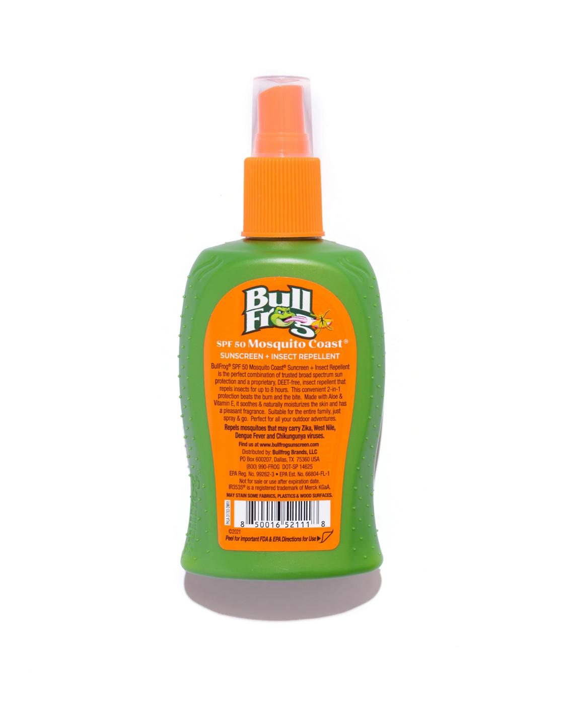 Bullfrog Mosquito Coast Sunscreen & Insect Repellent Spray SPF 50 Shop Sunscreen & self