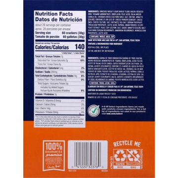 H-E-B Cheddar Lone Stars Baked Snack Crackers 10 oz Bags