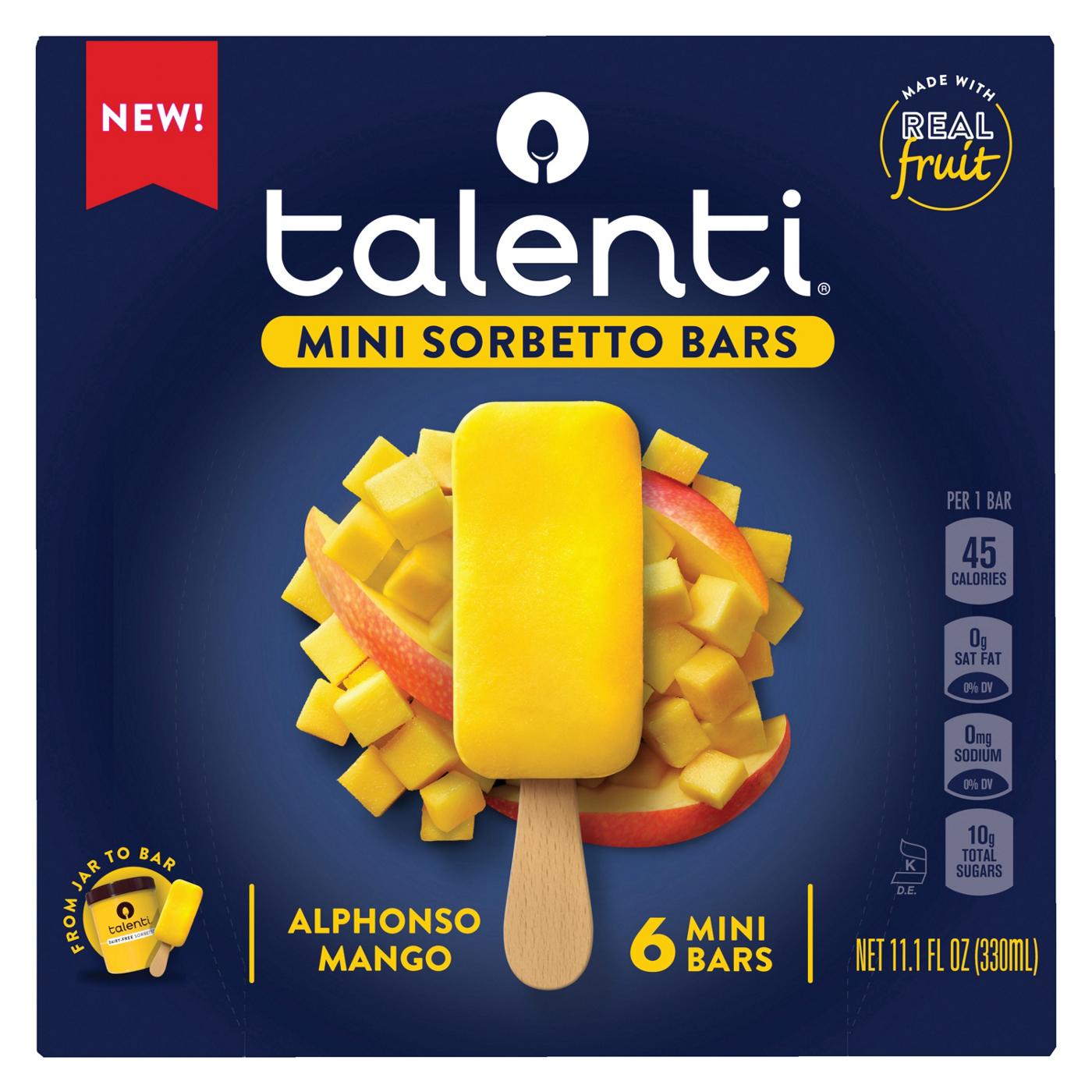 Talenti Alphonso Mango Mini Sorbetto Bars; image 5 of 6