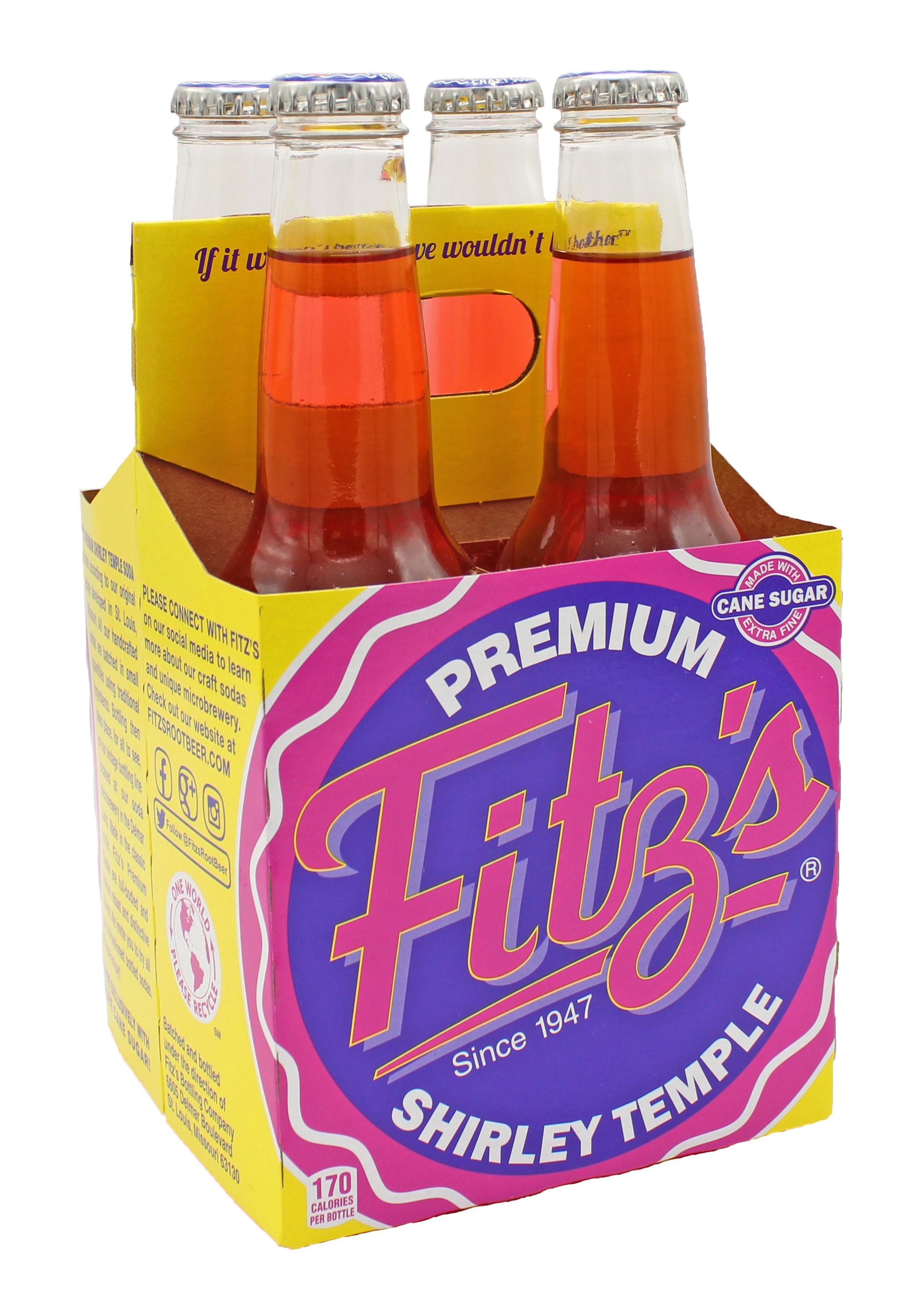 Fitz's Shirley Temple, 4 pk, 12 oz | Central Market - Really Into Food