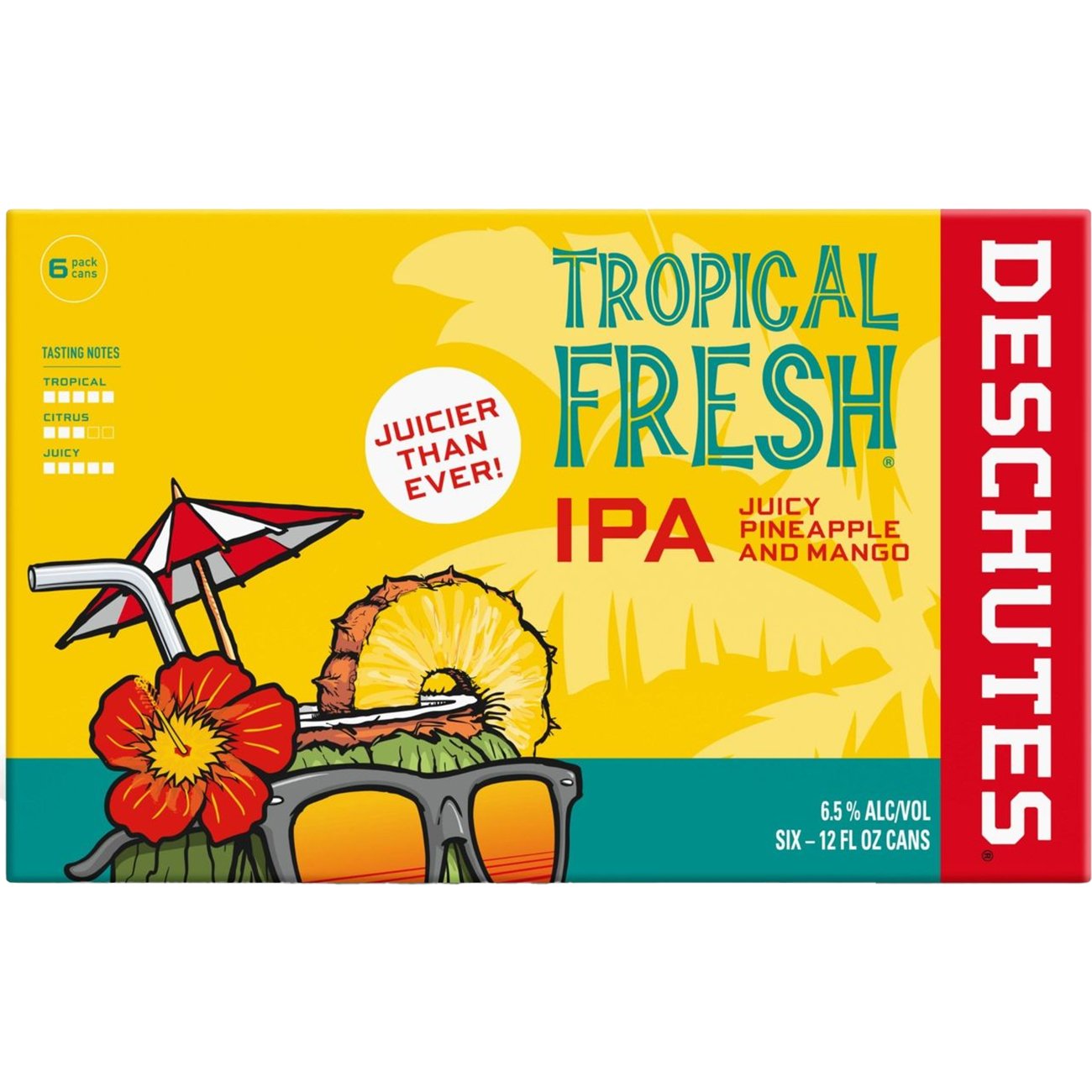 Deschutes Tropical Fresh IPA Beer Cans 6 pk Shop Beer at HEB