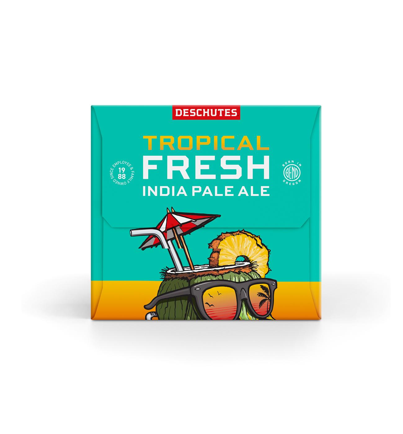 Deschutes Tropical Fresh IPA Beer Cans 6 pk; image 3 of 5