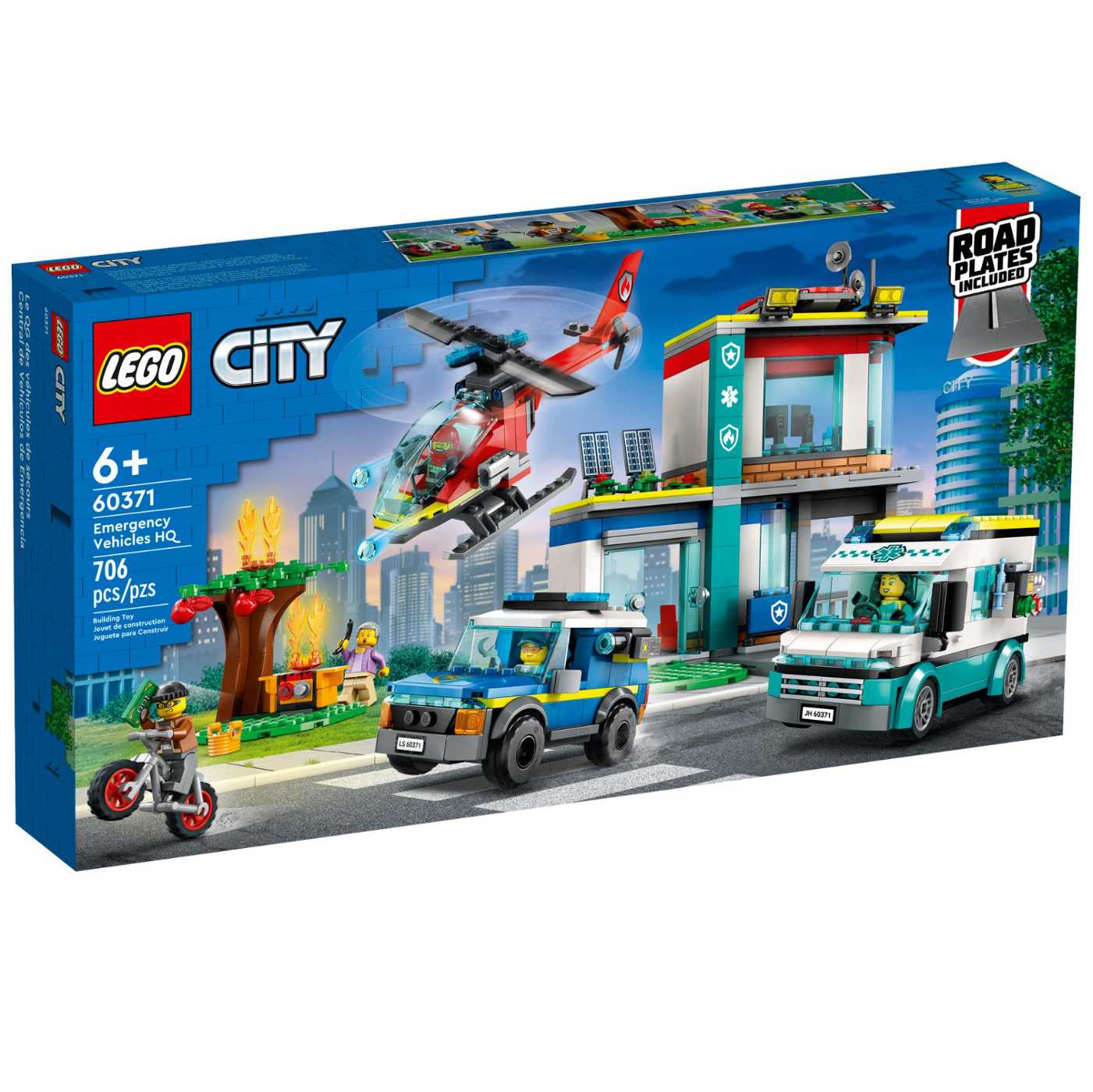 LEGO City Emergency Vehicles HQ Set; image 1 of 2