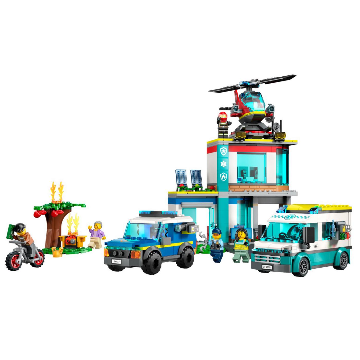 LEGO City Emergency Vehicles HQ Set; image 2 of 2