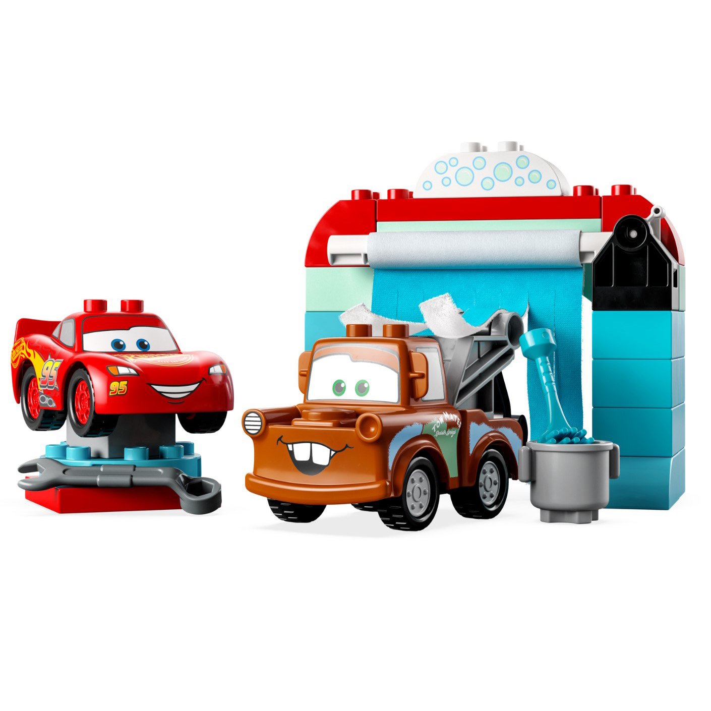 LEGO DUPLO Disney Pixar Cars Lighting McQueen & Mater's Car Wash Fun ...