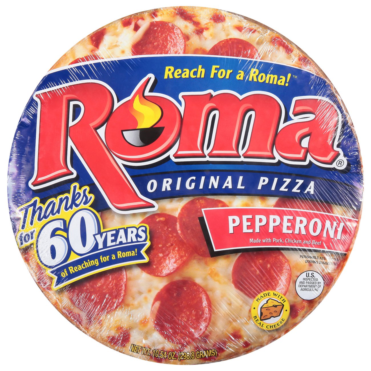 Roma Frozen Pizza Pepperoni Shop Pizza at HEB
