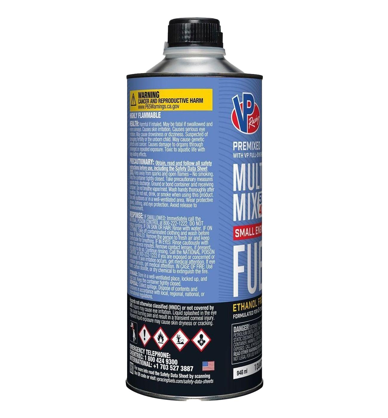 VP Pre-mixed Fuel 40:1/50:1 Small Engine Fuel; image 3 of 4