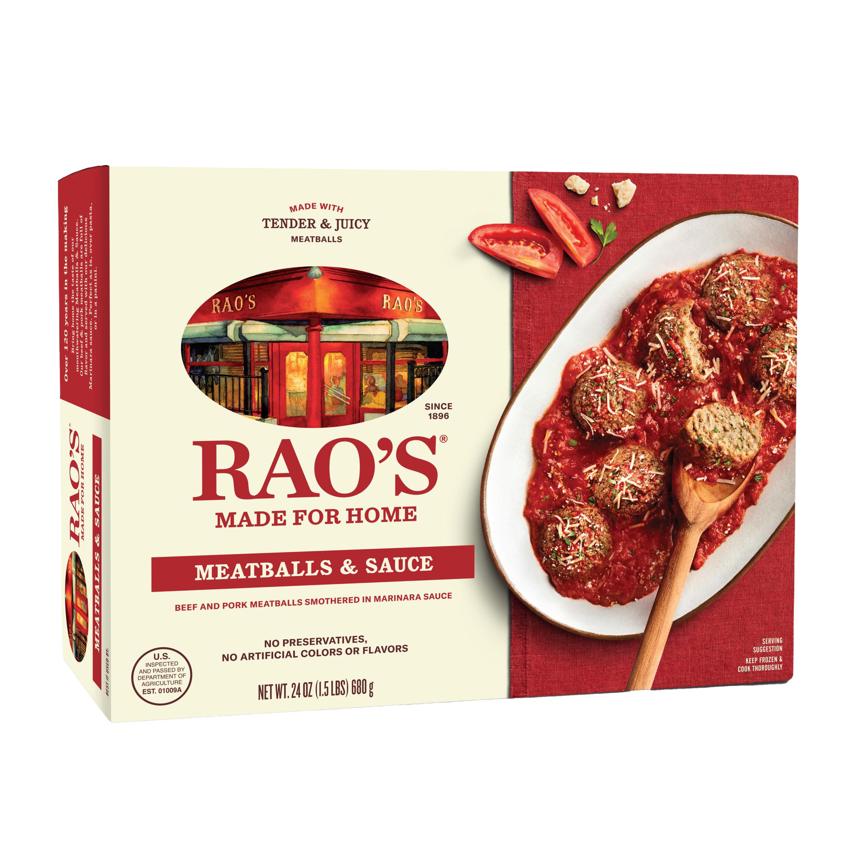Rao's Frozen Meatballs & Sauce Shop Entrees & sides at HEB