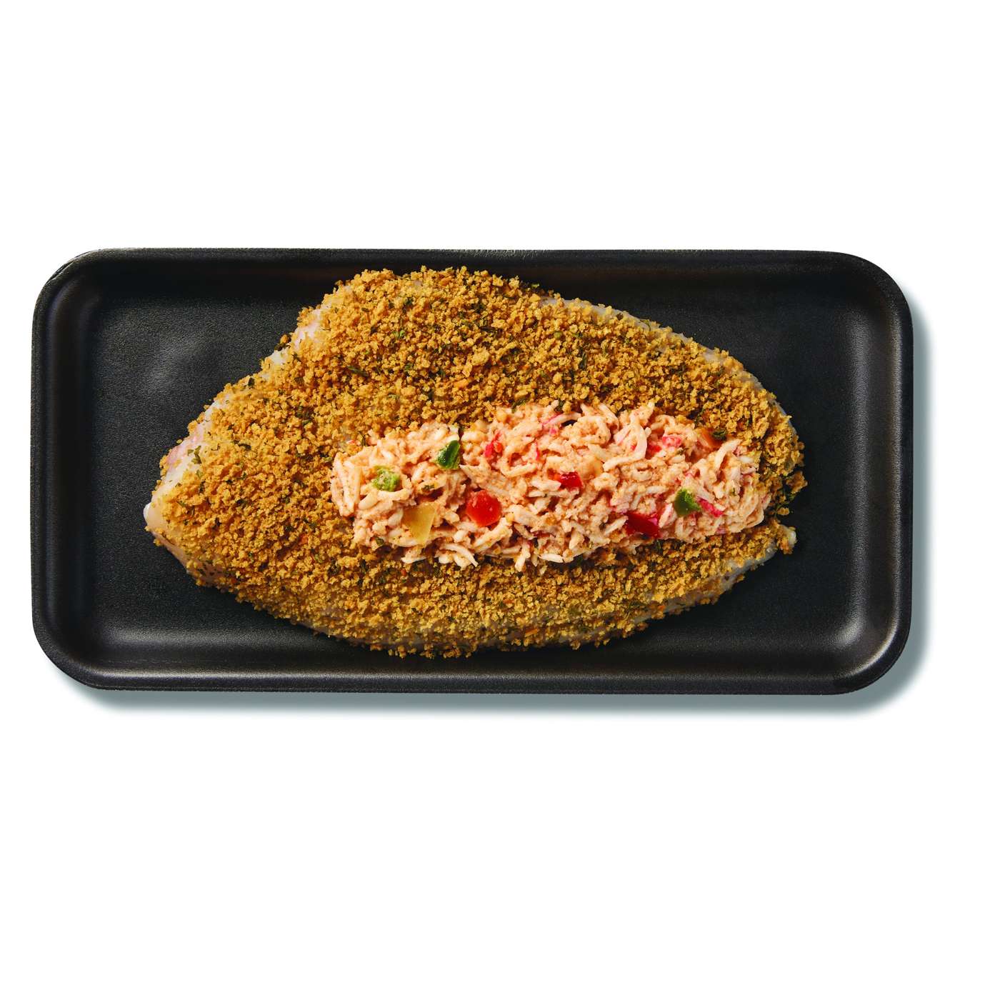 H-E-B Fish Market Seafood Stuffed Catfish Fillet & Garlic Herb Panko; image 1 of 2