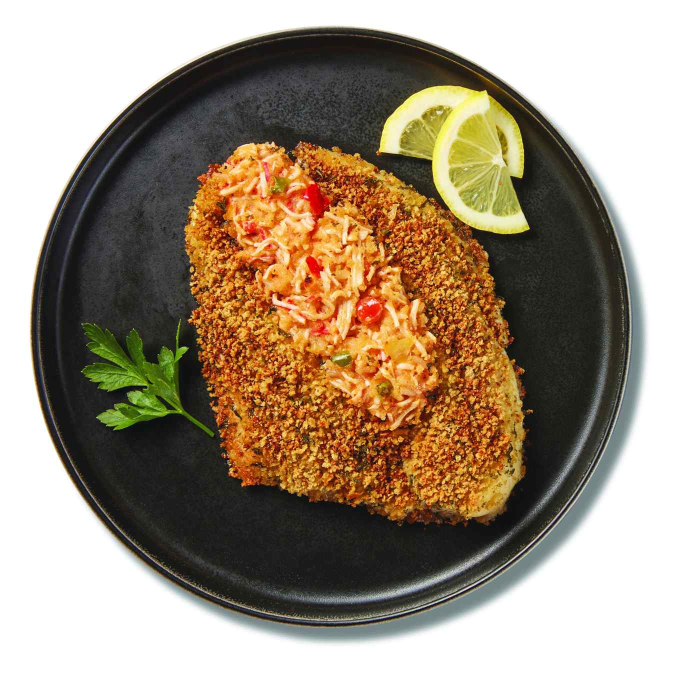 H-E-B Fish Market Seafood Stuffed Catfish Fillet & Garlic Herb Panko; image 2 of 2