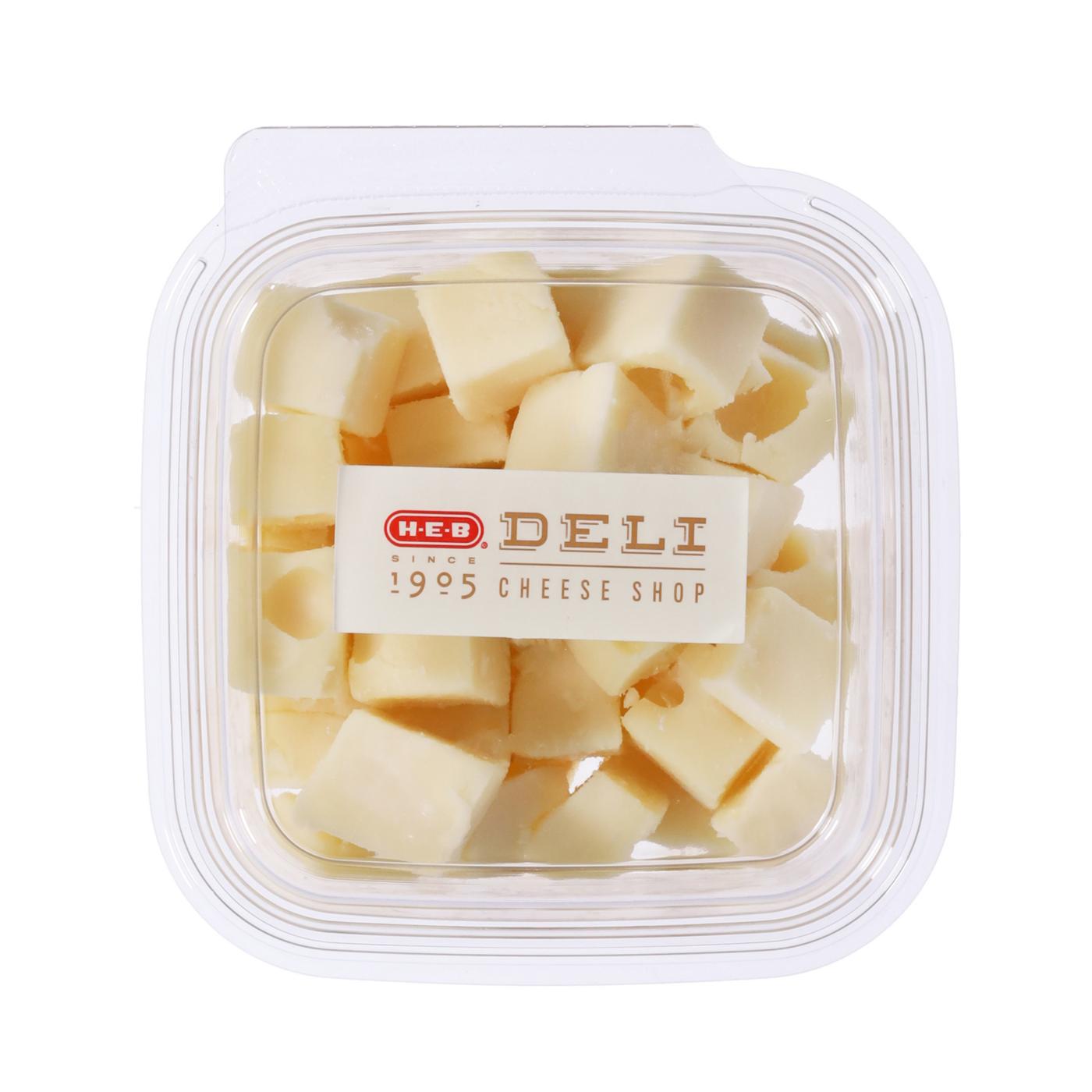 HEB Deli Swiss Cheese Cubes Shop Cheese at HEB