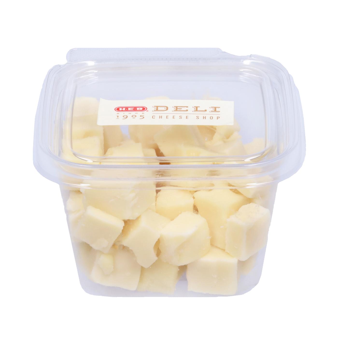 HEB Deli Swiss Cheese Cubes Shop Cheese at HEB