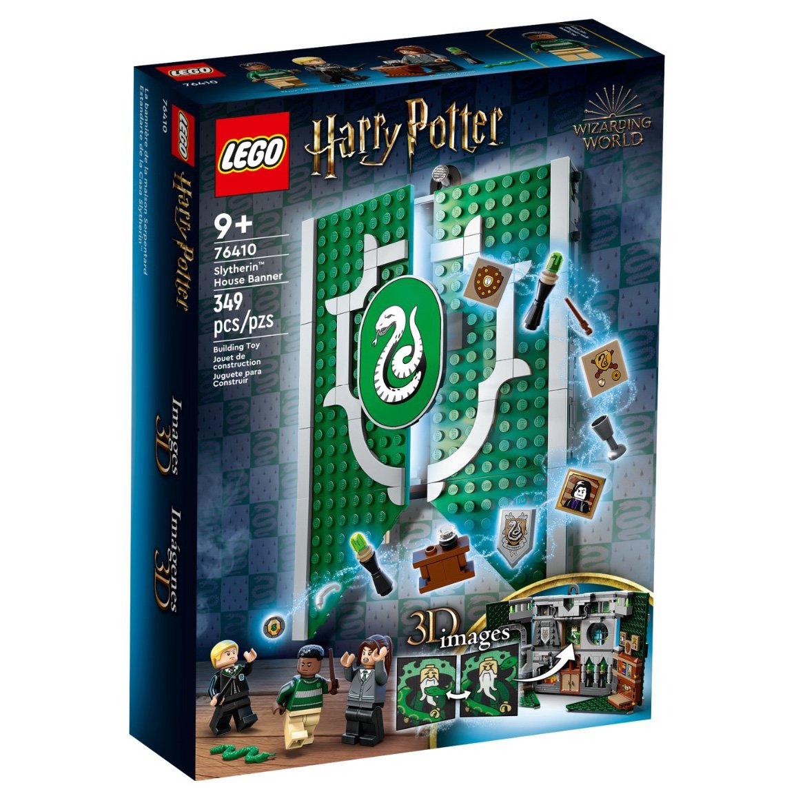 harry potter slytherin book lego set