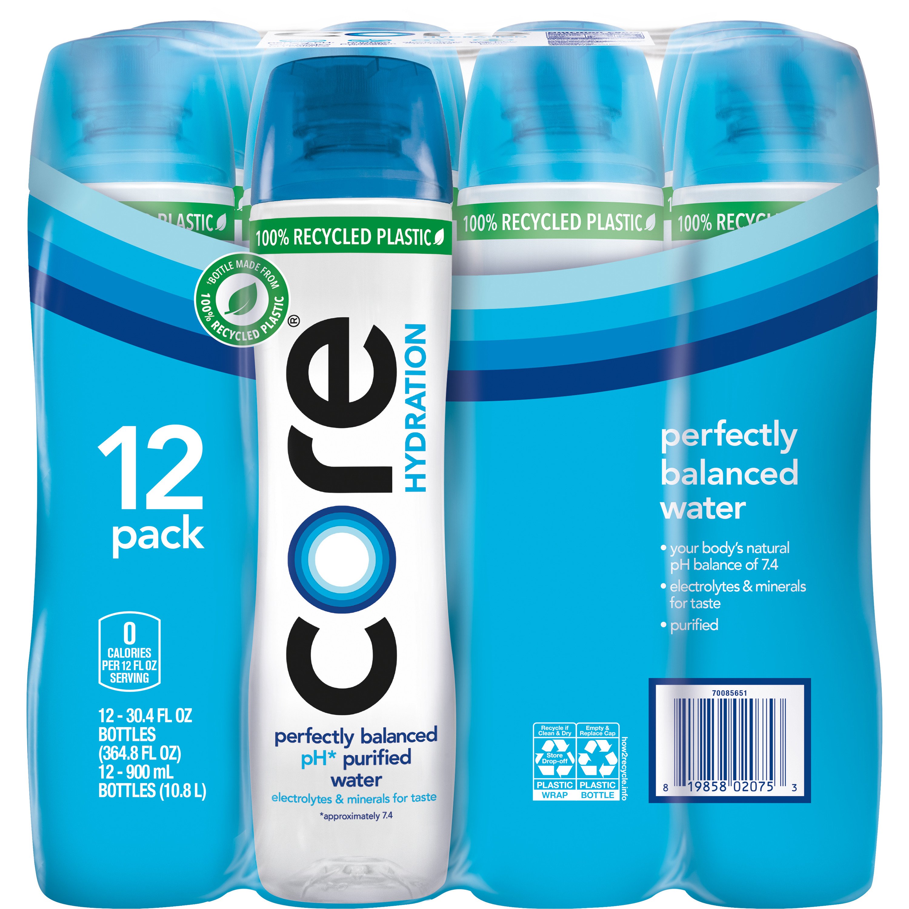 Core Hydration Water 30 oz Bottles Shop Water at HEB