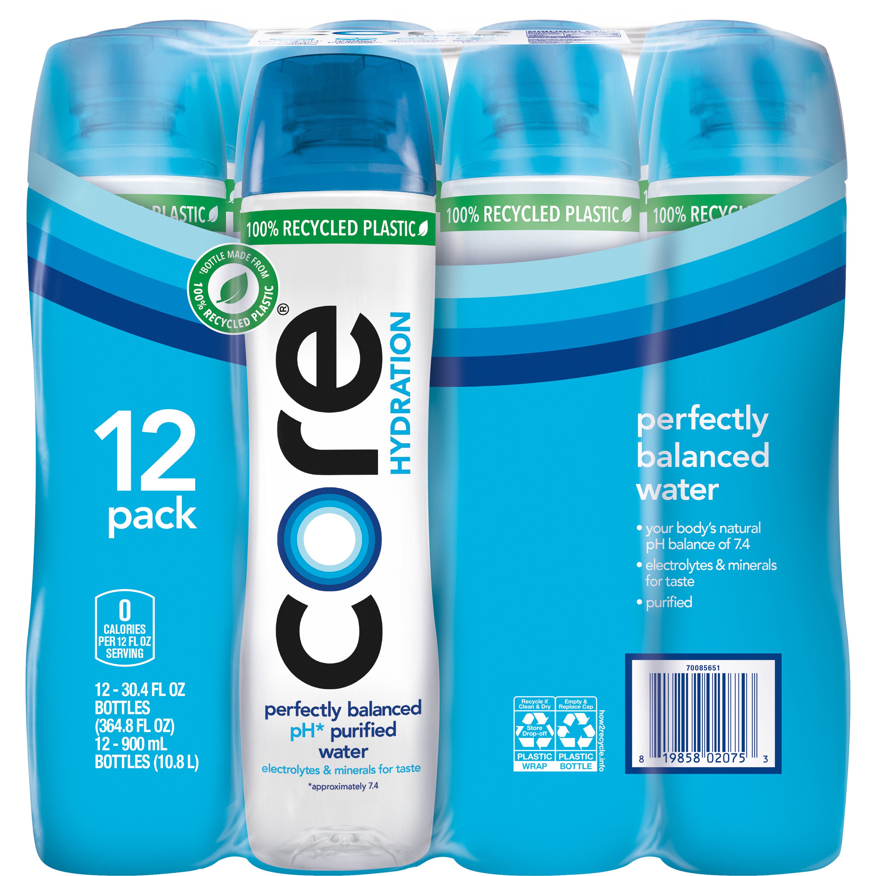 Core Hydration Water 30 oz Bottles Shop Water at HEB