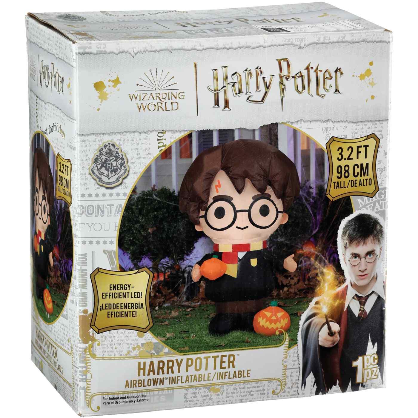 Gemmy Harry Potter with Pumpkin Halloween Airblown Inflatable; image 1 of 2