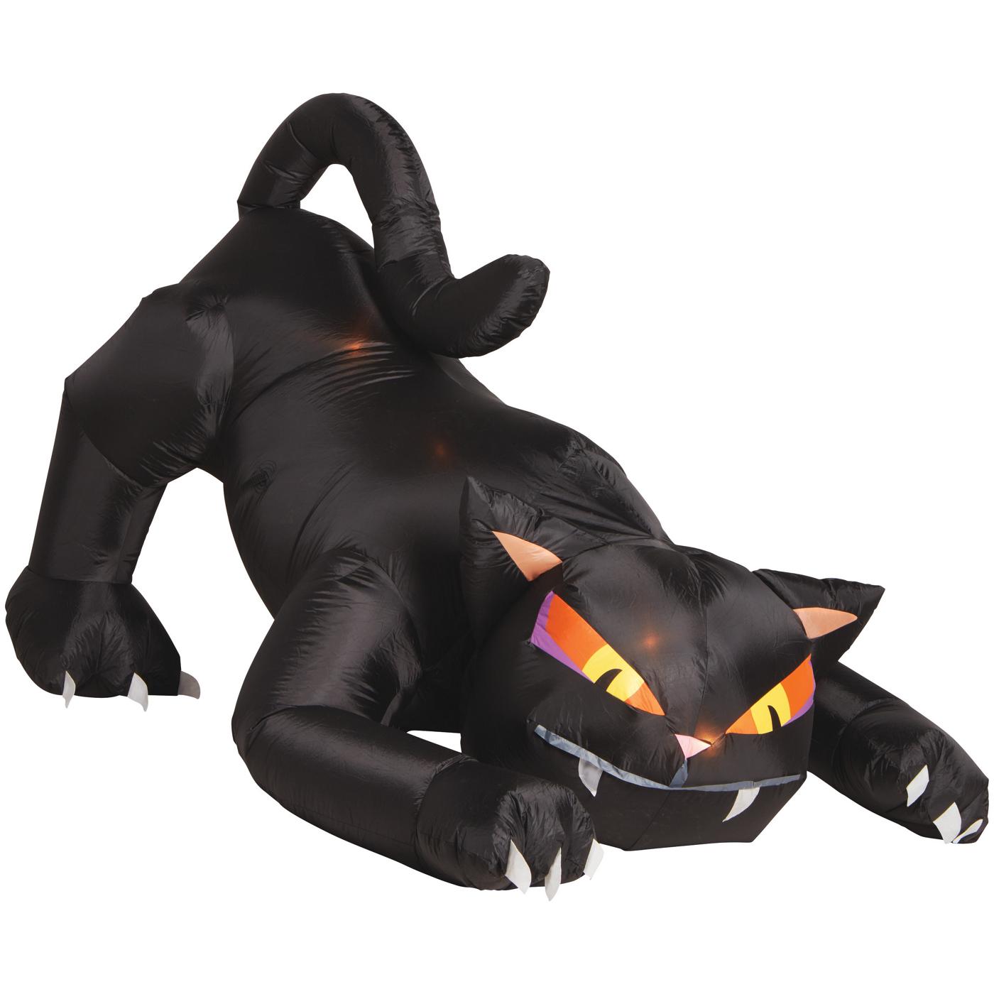 Gemmy Animated Black Cat Halloween Airblown Inflatable; image 2 of 2