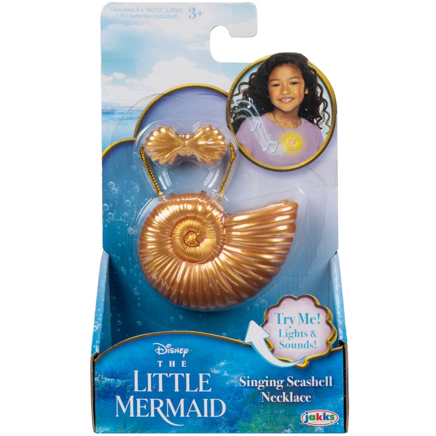 Jakks Disney's The Little Mermaid Singing Seashell Necklace; image 1 of 2