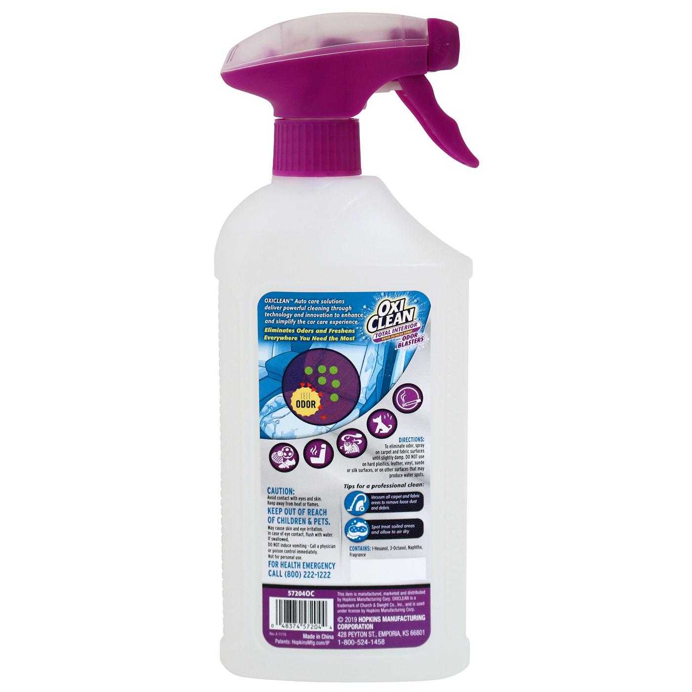 OxiClean Total Interior Rapid-Refresh Spray with Odor Blasters; image 2 of 2