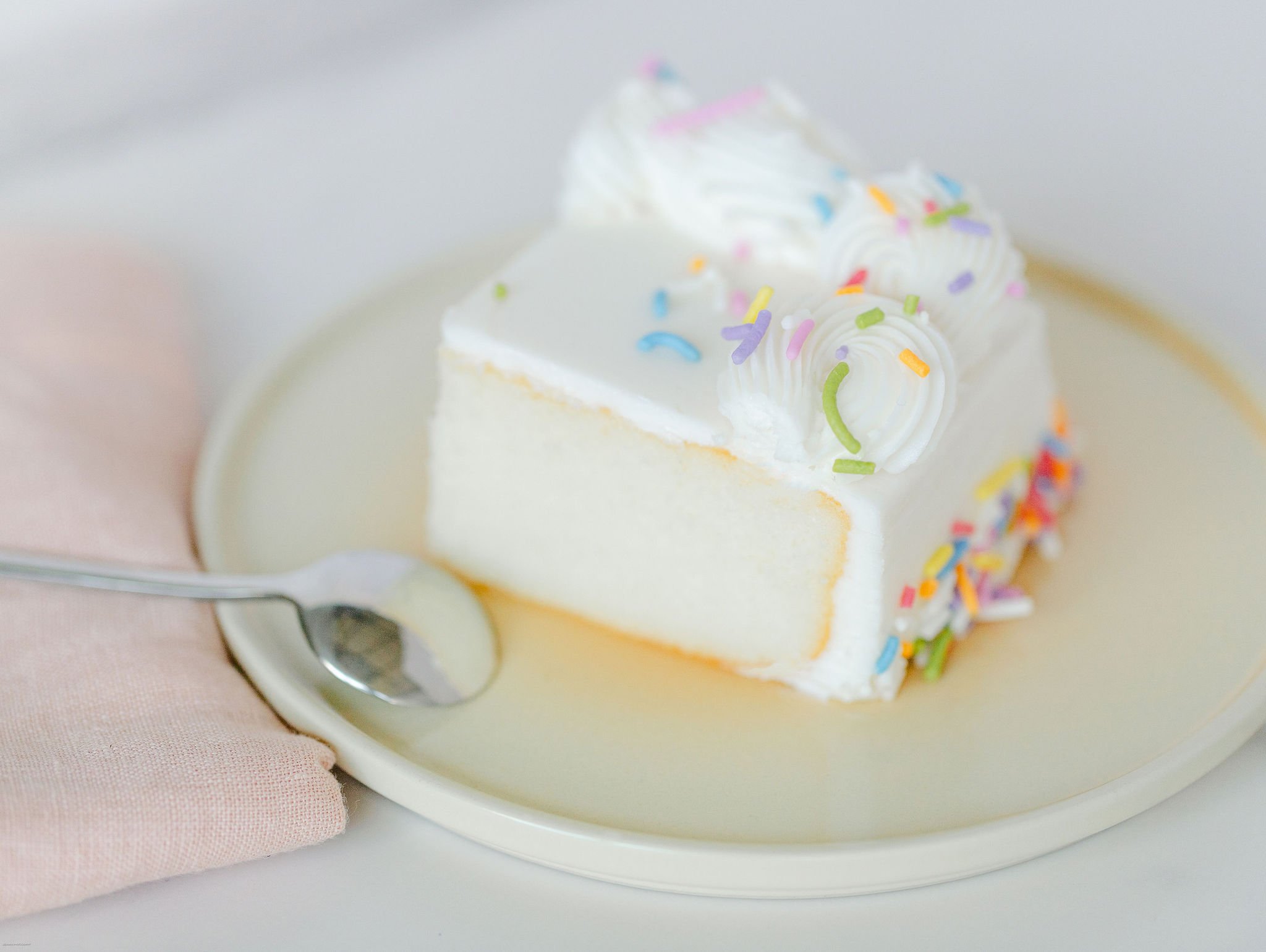 Baker Maid White Buttercream Sprinkle Birthday Cake - Shop