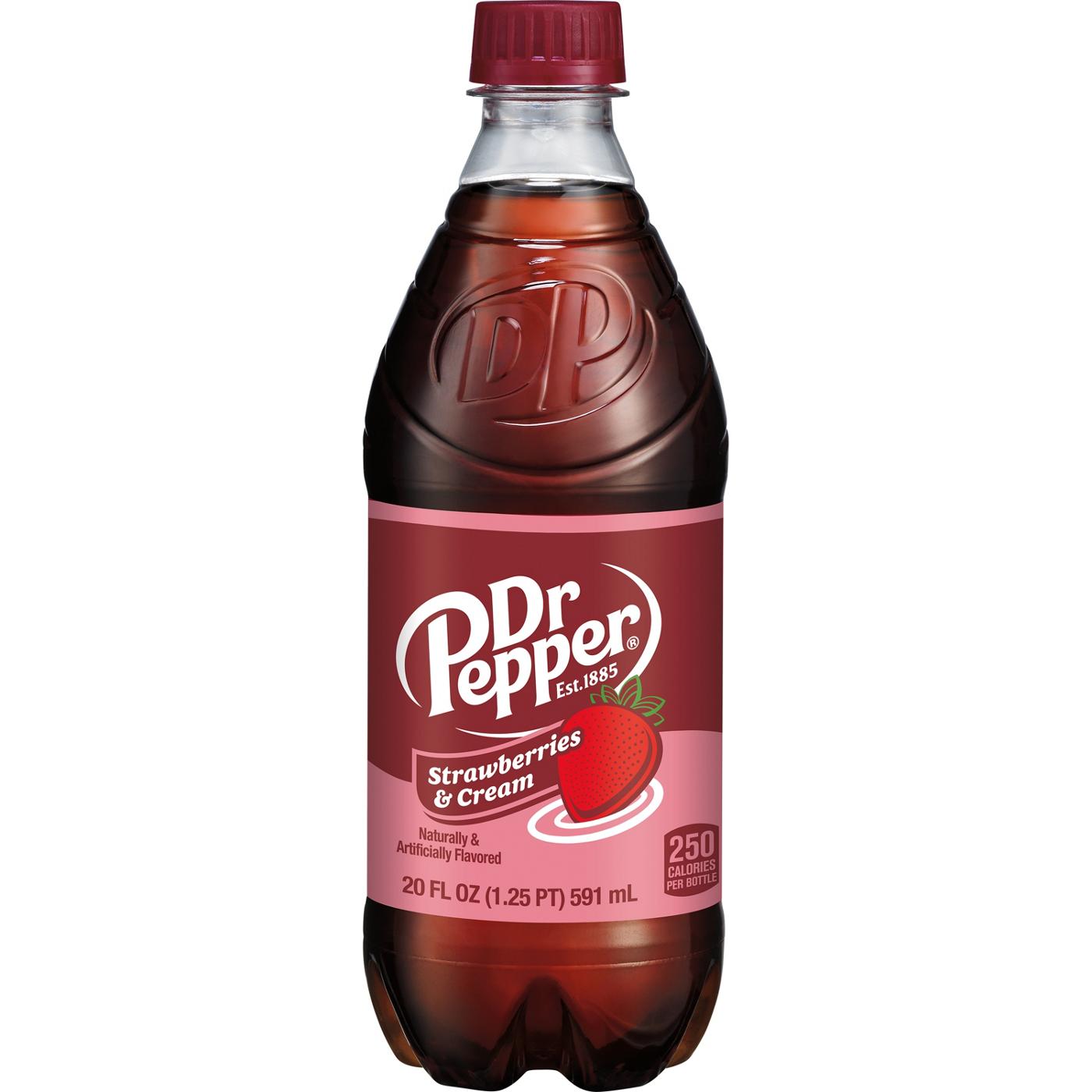 Dr Pepper Strawberries & Cream Shop Soda at HEB