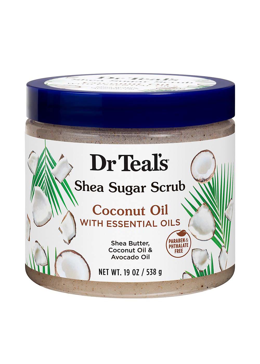 Dr Teal's Shea Sugar Scrub - Coconut Oil; image 1 of 3