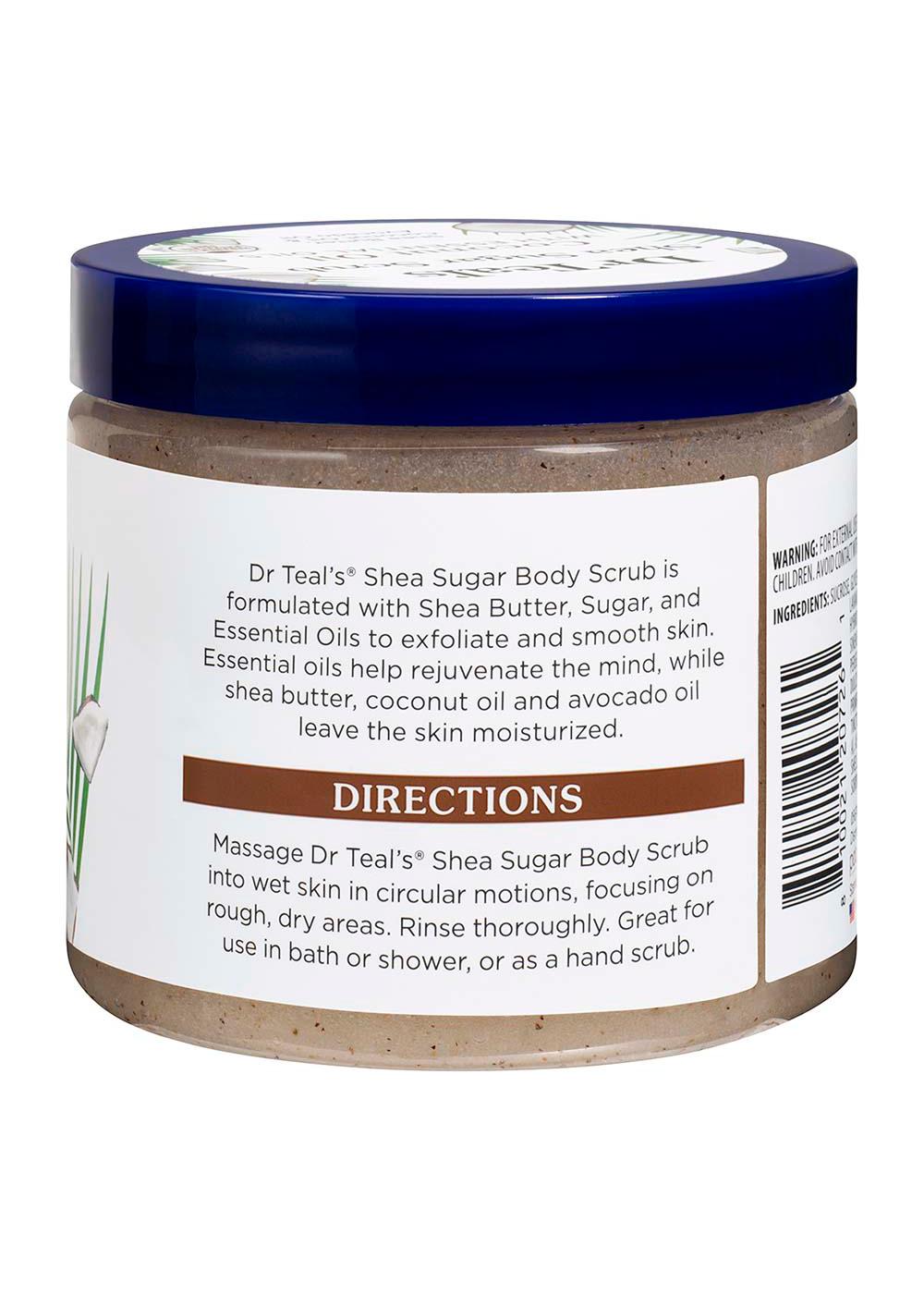 Dr Teal's Shea Sugar Scrub - Coconut Oil; image 3 of 3