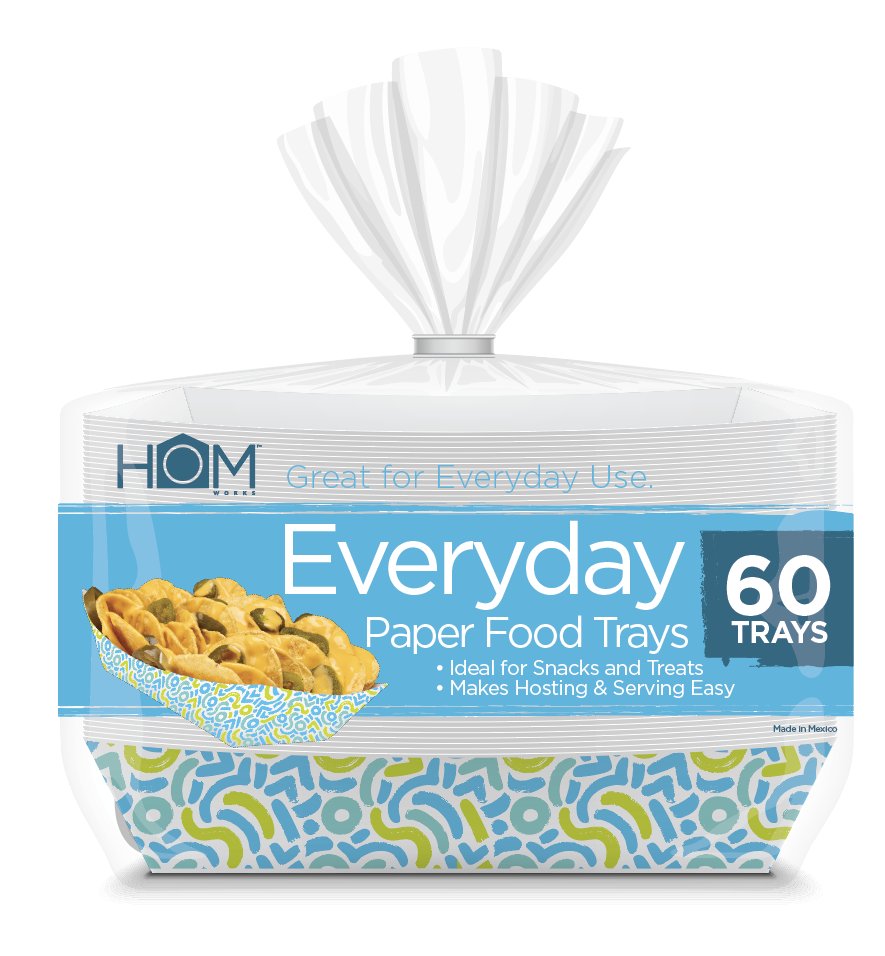 Hom Works Everyday Paper Food Trays Shop Plates & Bowls at HEB