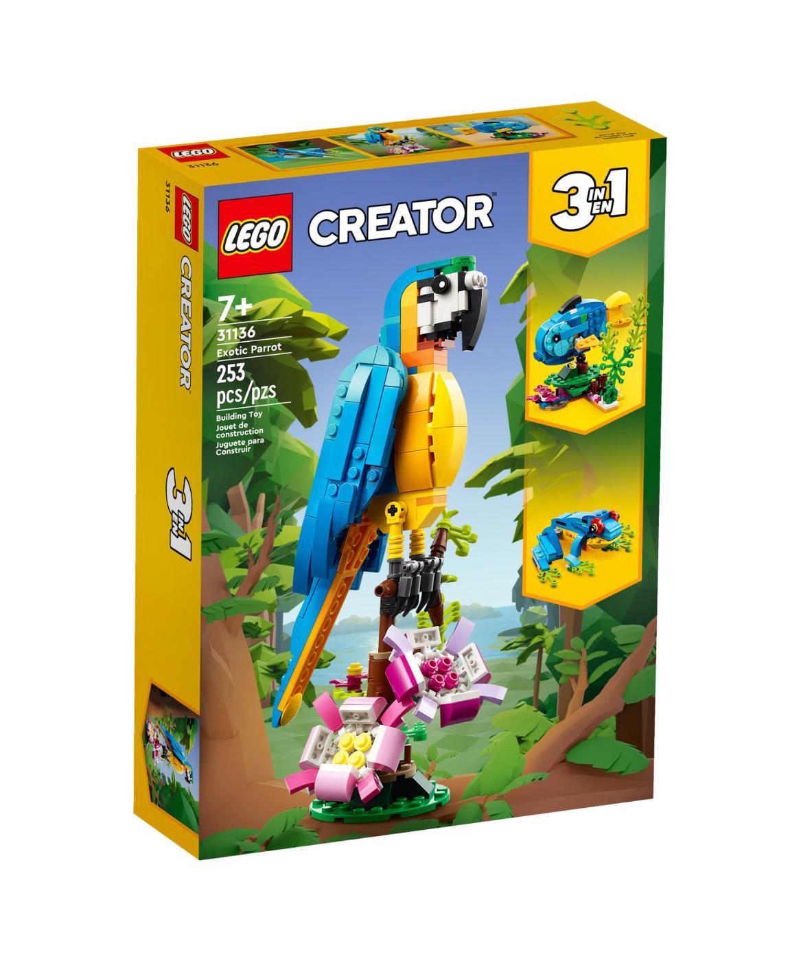 LEGO Creator 3-in-1 Exotic Parrot Set; image 1 of 2