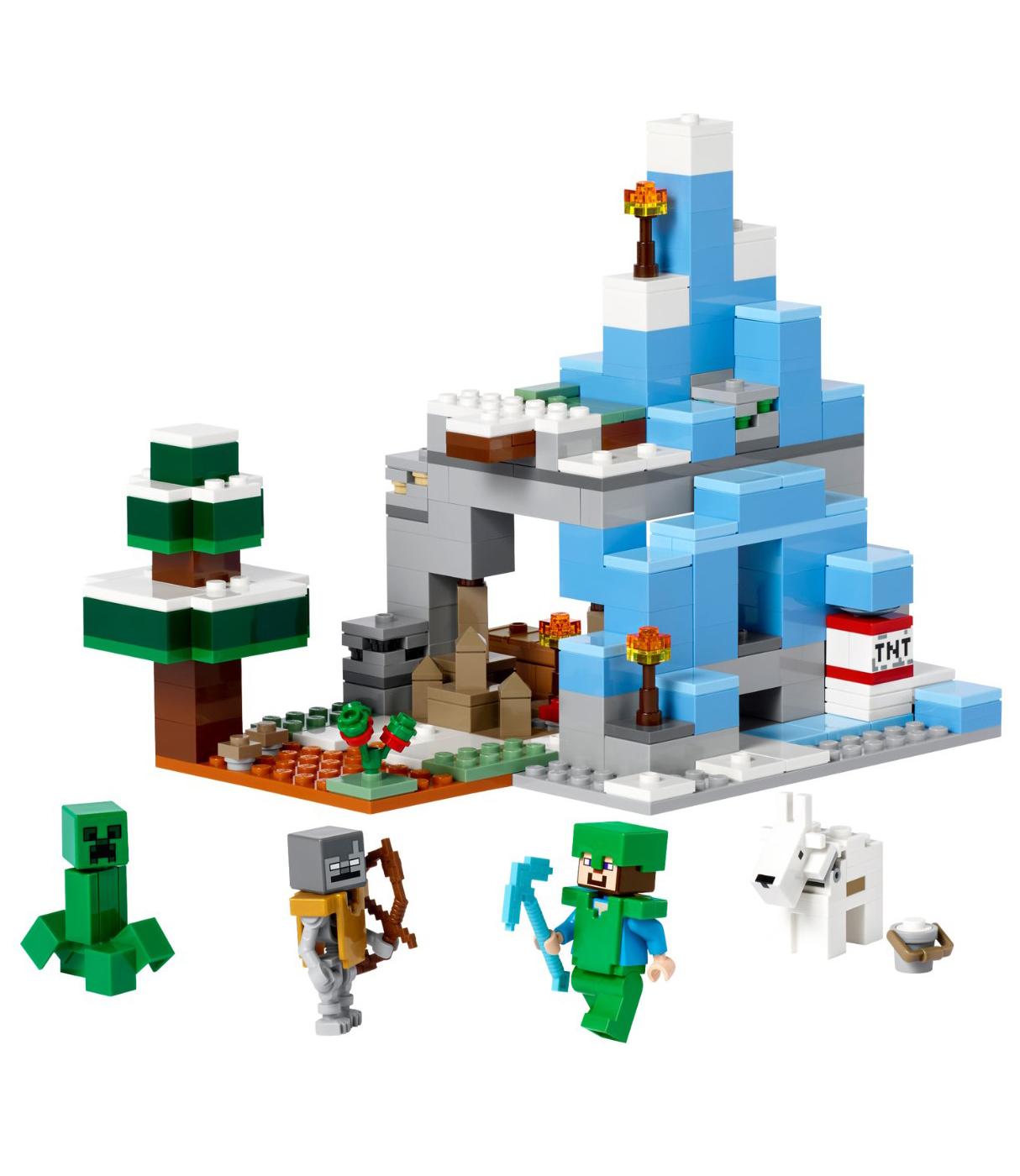 LEGO Minecraft The Frozen Peaks Set; image 1 of 2