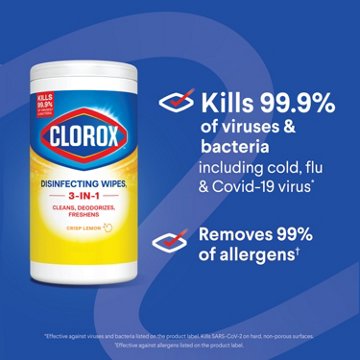 Clorox Disinfecting Wipes Value Pack - Fresh & Lemon, 150 ct
