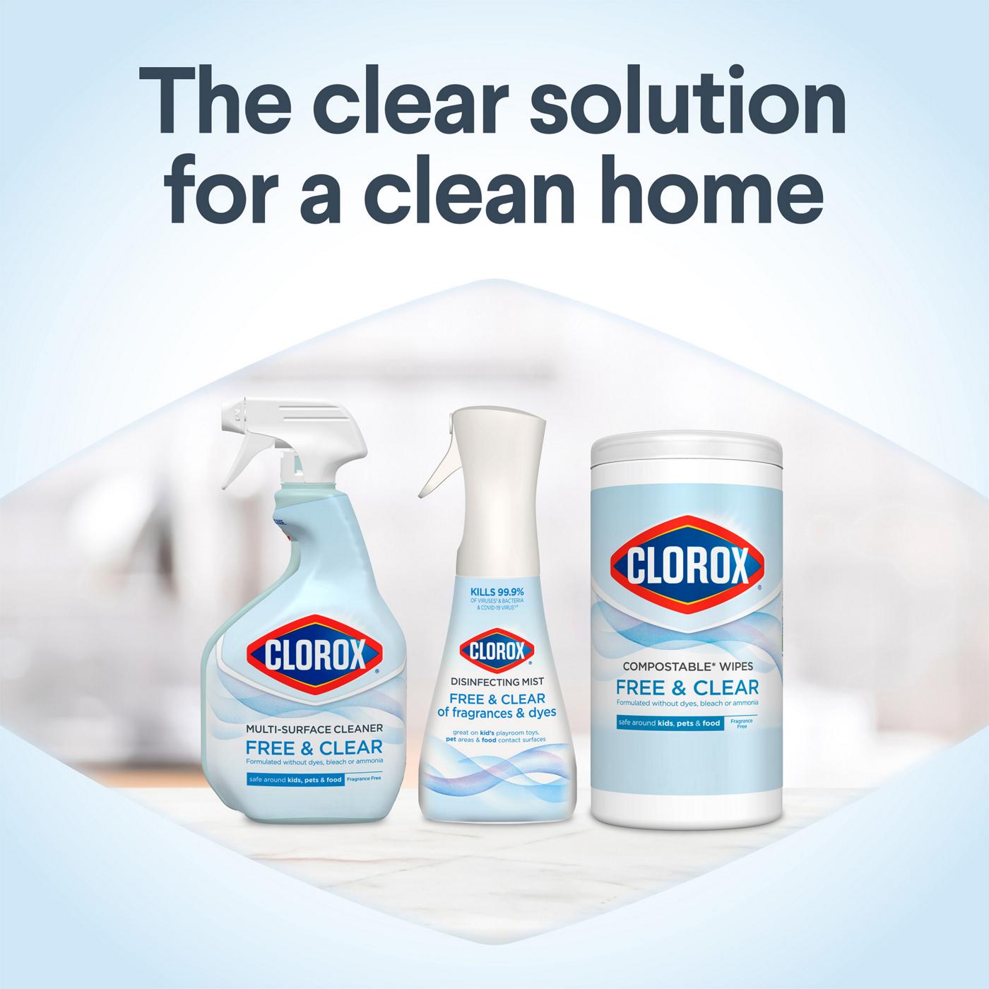 Clorox Multi-Surface Cleaner - Free & Clear Fragrance Free; image 4 of 8