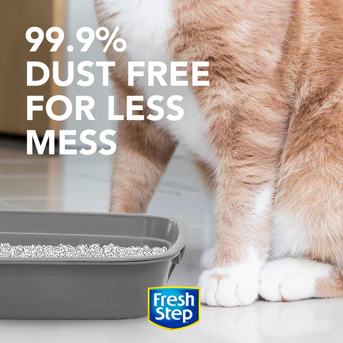 Fresh Step Clean Paws Cat Litter - Clumping Cat Litter With Febreze - Gain Scent; image 3 of 7