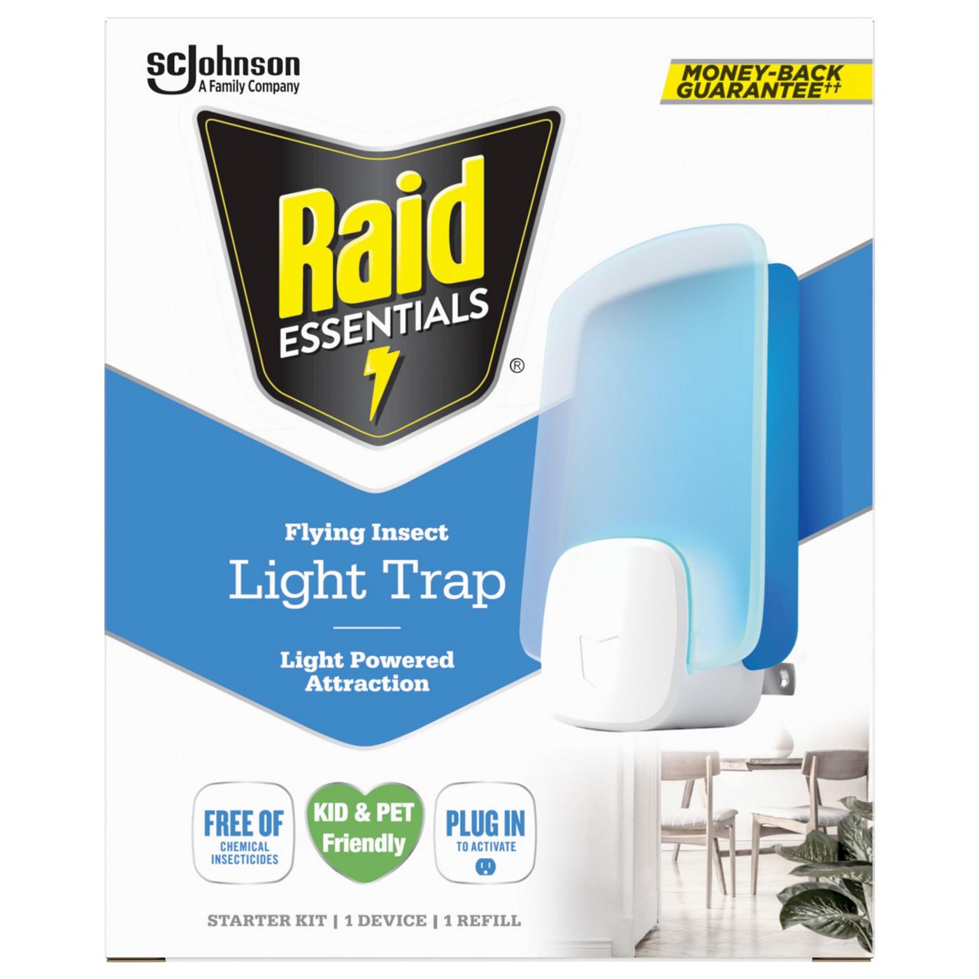 Raid Essentials Flying Insect Light Trap; image 1 of 3