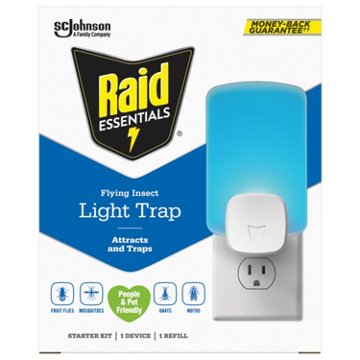 Raid Essentials Flying Insect Light Trap Starter Kit