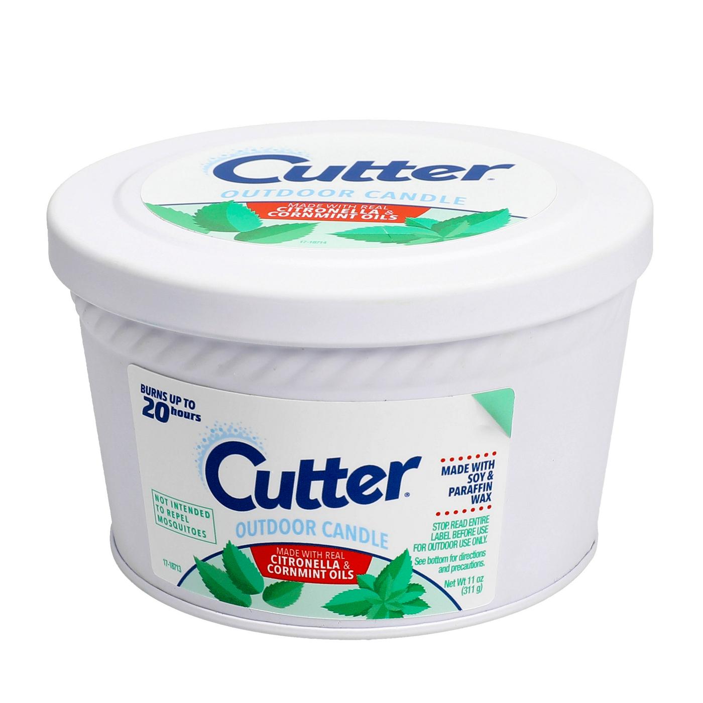 Cutter Citronella & Cornmint Scent Outdoor Candle Bucket Shop Candles