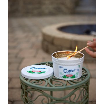 Cutter Citronella & Cornmint Scent Outdoor Candle Bucket, 11 oz