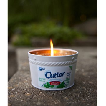 Cutter Citronella & Cornmint Scent Outdoor Candle Bucket, 11 oz