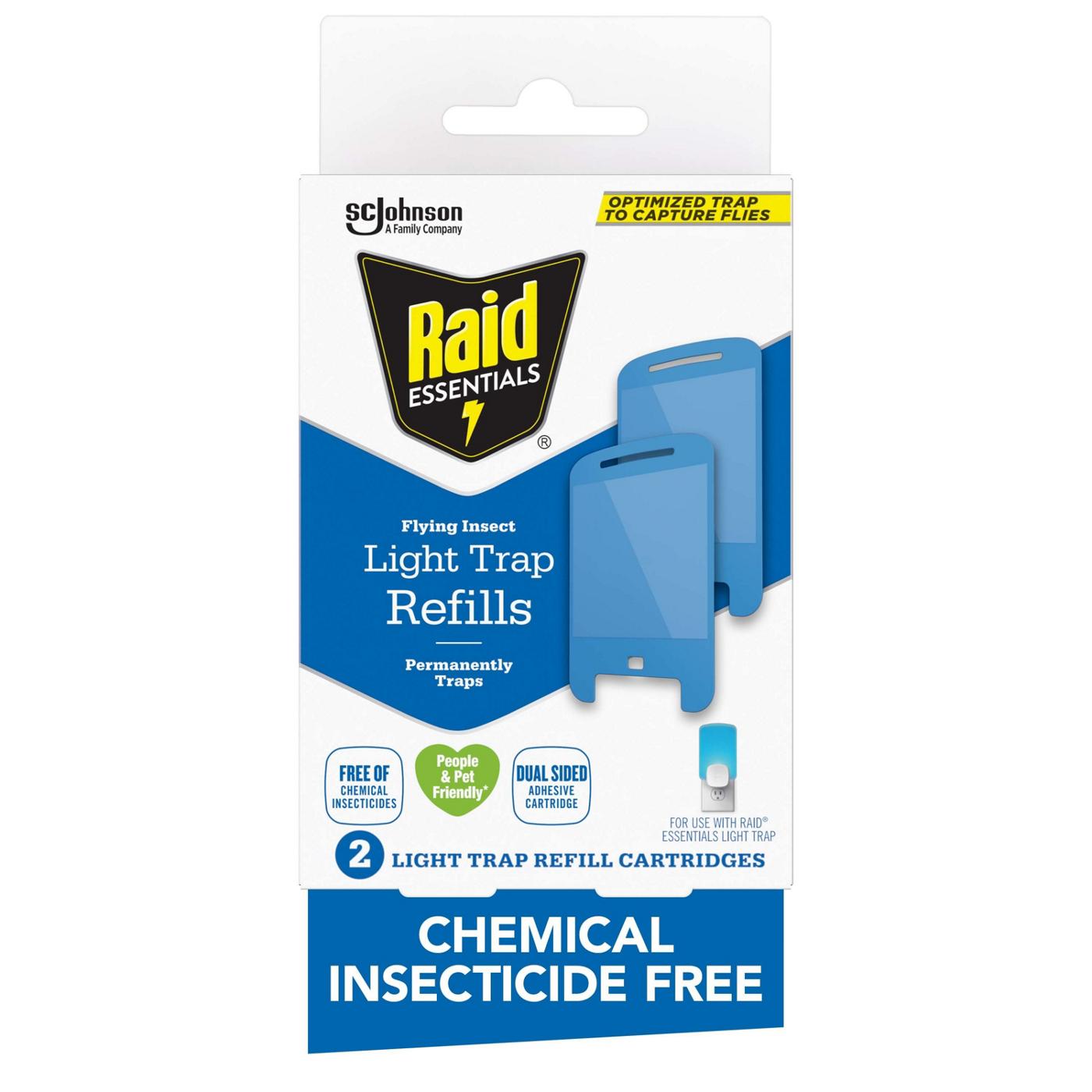 Raid Essentials Flying Insect Light Trap Refill Cartridges; image 6 of 10