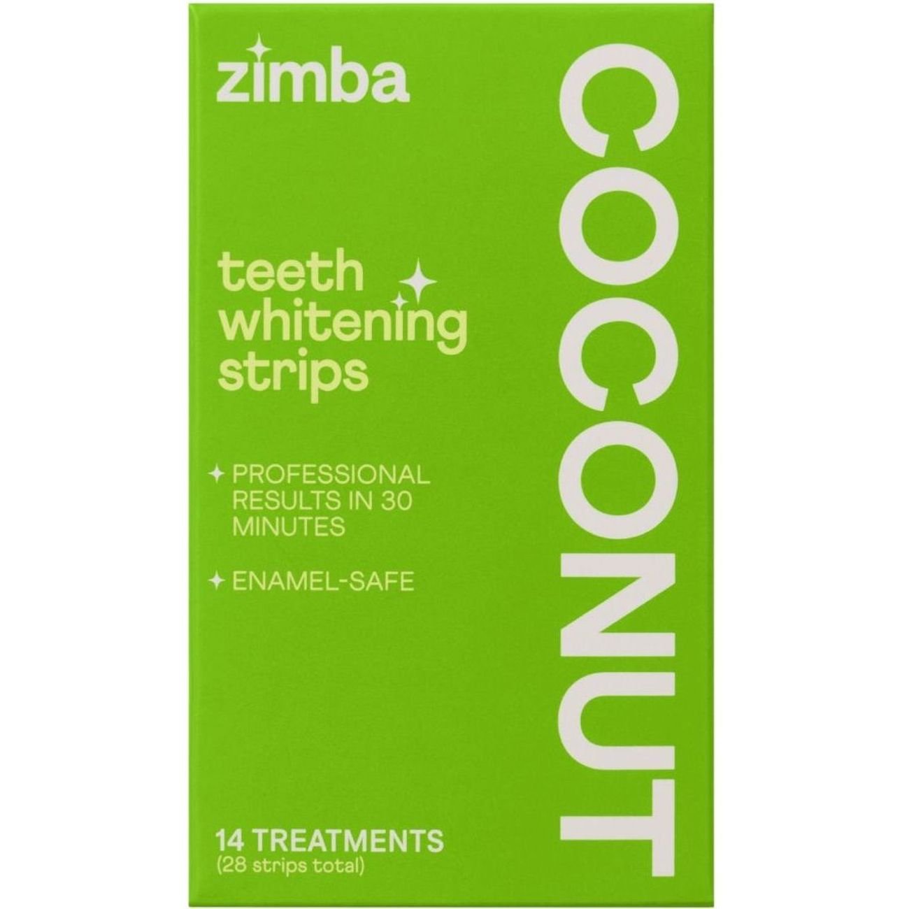 Zimba Teeth Whitening Strips Coconut Shop Whiteners at HEB