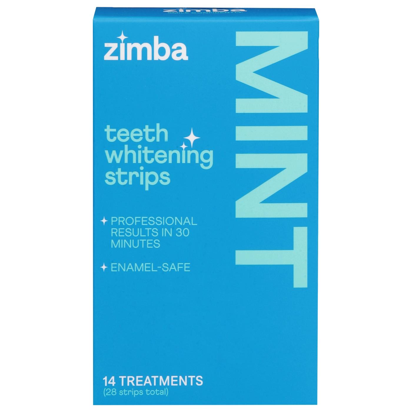 Zimba Teeth Whitening Strips - Mint; image 1 of 2