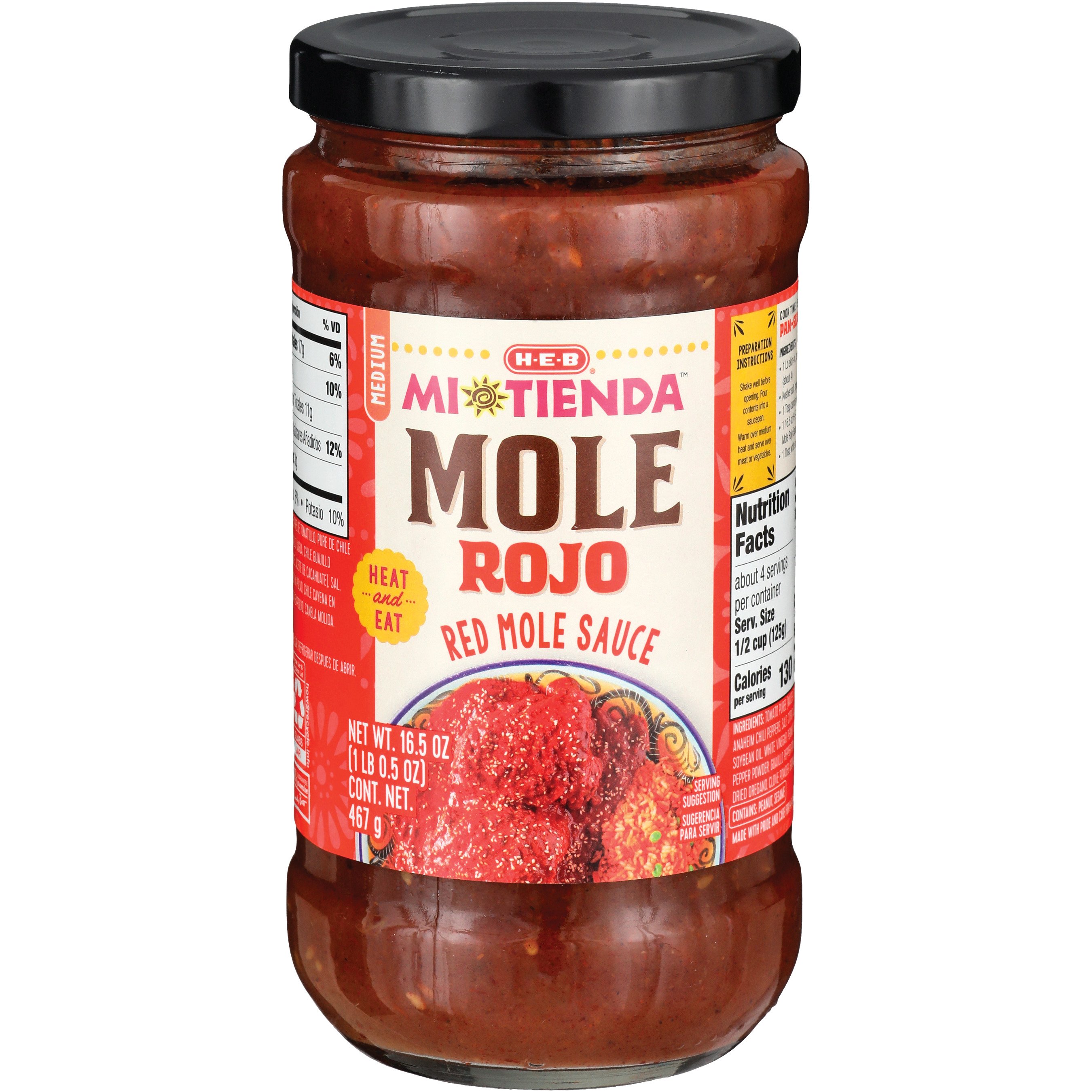 H E B Mi Tienda Mole Rojo Shop Cooking Sauces At H E B